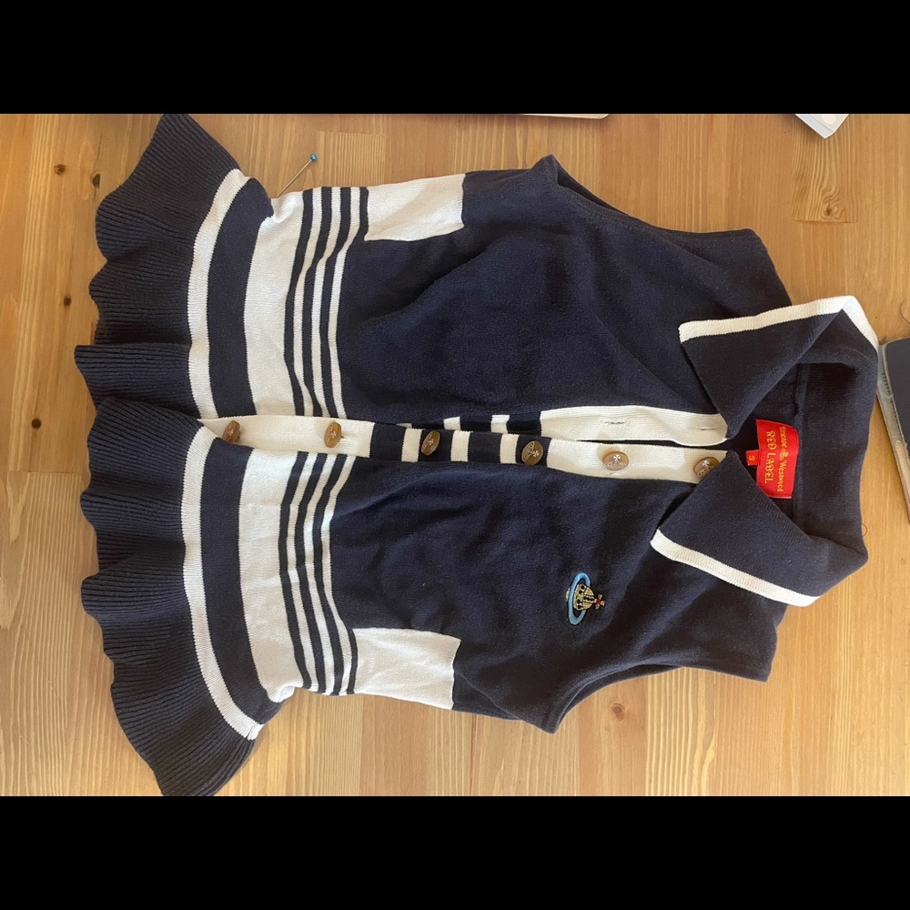 Preppy Vivienne Westwood sweater top